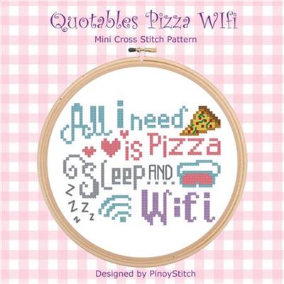 (image for) Quotables Pizza Sleep & Wifi